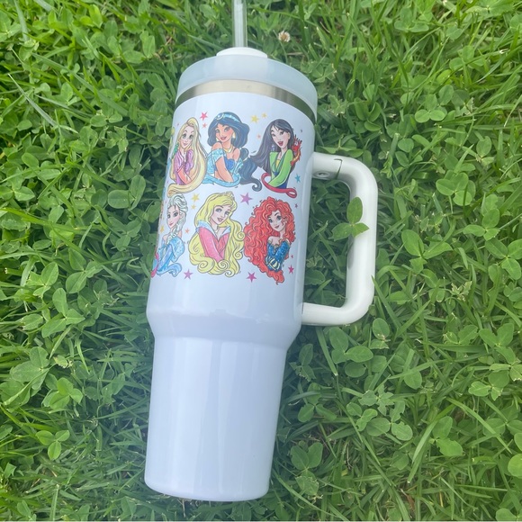 Disney Princess Brand new 40 oz double wall stainless travel office tumb… - Picture 2 of 9